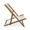Skládací křeslo z akácie NOELA béžová (3)
