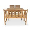 Zahradní set Mandy + 2x židle Mandy + 1x lavice Kory (6)
