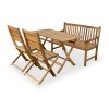 Zahradní set Mandy + 2x židle Mandy + 1x lavice Kory (3)