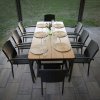Zahradní jídelní sestava MILANO + 8x židle ROMA 7