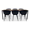 Zahradní jídelní sestava MILANO + 6x židle RIKKE (4)