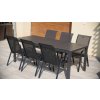Zahradní jídelní set Viking XL 190cm + 6x kovová židle Ramada