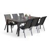 Zahradní jídelní set Viking XL 190cm + 6x kovová židle Ramada