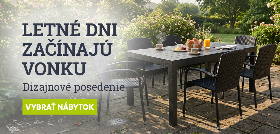 Zahradní nábytek - letní posezení