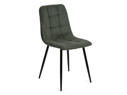 Manšestrová jídelní židle ARIA zelená (2)