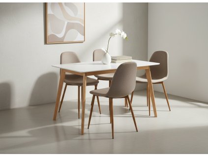 scandinavia 120 + 4x marie béžová