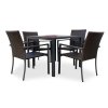 Zahradní jídelní set Viking M + 4x židle WICKER PAT (3)