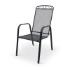 Záhradná kovová stolička Lana steel ZWMC-31