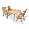 3571 5 zahradni teakovy set 1 4 pro 4 osoby garden v