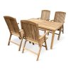 3571 6 zahradni teakovy set 1 4 pro 4 osoby garden v