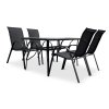 Zahradní jídelní set Klaudie + 4x židle RAMADA (1)