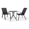 Balkonový set stůl CAPRI 60cm + 2x židle RAMADA (3)