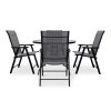 Zahradní set CAPRI 100cm + 4x židle SOLANO skládací (2)