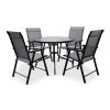 Zahradní set CAPRI 100cm + 4x židle SOLANO skládací (3)