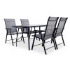 Zahradní set PORTO 150cm + 4x židle SOLANO skládací (1)