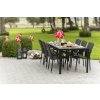 Nábytek na zahradu ratan stůl VIKING XL + 6x židle ROMA (3)