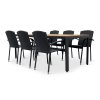 Zahradní jídelní sestava MILANO + 6x židle ROMA (3)