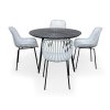 Zahradní nábytek stůl Wilder + 4x židle GABY šedá (1)