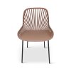 Designová židle GABY růžová (2)