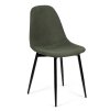 Manšestrová jídelní židle MARIE zelená (1)