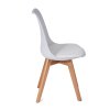 Jídelní židle SCANDINO bílá (2)