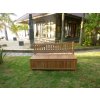 1398 1 ria teakova lavice 150 cm s uloznym prostorem