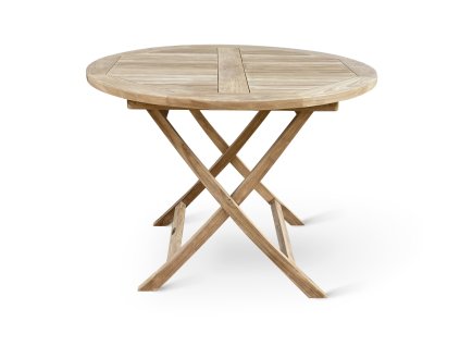 Kulatý skládací stůl Rafa teak (2)