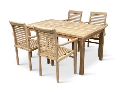 Zahradní teakový nábytek Garden III. 1+4 (2)