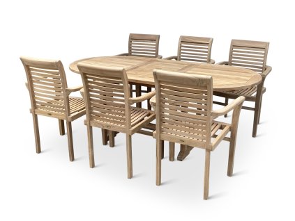 Alfi I. teakový zahradní set 1+6 (4)