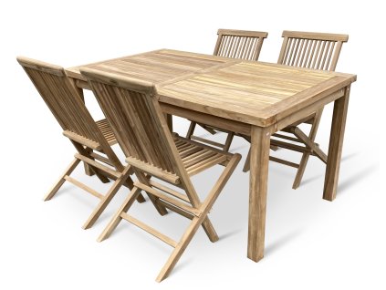 Clasic I. teakový set 1+4 1