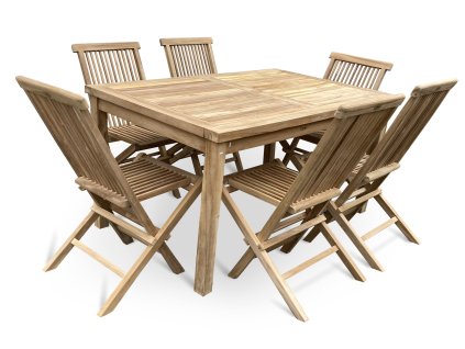 Zahradní teakový set 1+6 pro 6 osob Clasic I.