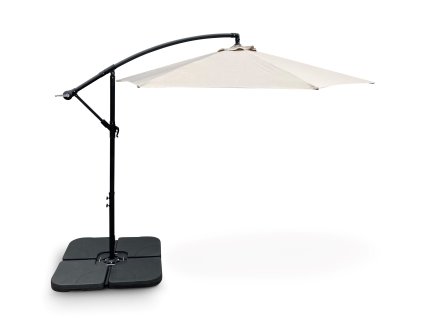 Set slunečník Hook pr. 3m béžový + závaží