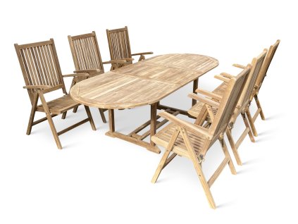 Set zahradního nábytku FAISAL stůl + 6x křeslo EDY (4) (1)