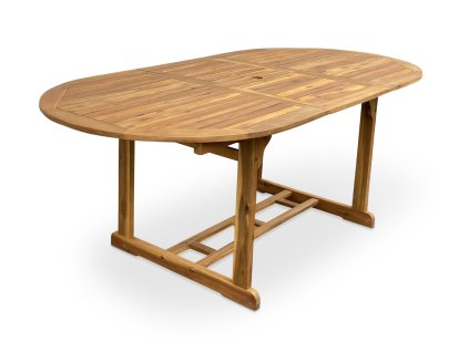 Zahradní rozkládací stůl Viet akácie (9)