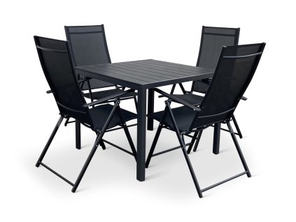 Zahradní jídelní set VIKING M + 4x židle Pia (3)