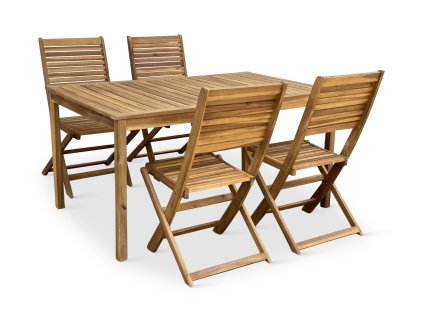 Dřevěný nábytek stůl COPENHAGEN + 4x židle Mandy (2)