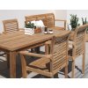 Zahradní teakový set 1+4 pro 4 osoby Garden III (4)