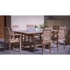 Dřevěný zahradní nábytek Faisal I. teak set 1+6