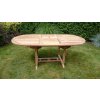 1449 2 alfi ovalny teakovy rozkladaci stul
