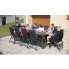 Zahradní jídelní set Grande Pasto + 10x polohovací židle Tony