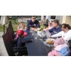 Zahradní jídelní set Grande Pasto + 10x polohovací židle Tony