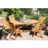 Zahradní dřevěný set 1+6 pro 6 osob Viet