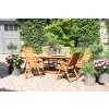 Zahradní dřevěný set 1+6 pro 6 osob Viet