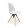 Jídelní židle SCANDINAVIA BEECH bílá 2 ks (4)