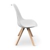 Jídelní židle SCANDINAVIA BEECH bílá 2 ks (5)