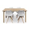 Stůl Zaha dub + 4x židle BEECH (2)