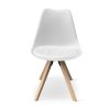 Jídelní židle SCANDINAVIA BEECH bílá 2 ks (2)