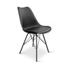 Moderní jídelní židle Eco černá (5)