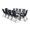 Velký zahradní jídelní set GRANDE PASTO + 10x židle Pia (3)
