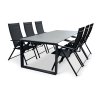 Zahradní jídelní set stůl Strong + 6x židle Pia polohovací (4)